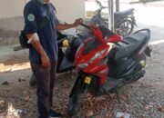 Bahagia Hernadi Karena Motornya yang Dicuri Bisa Diselamatkan Bripka Rico