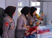 Polda Lampung Siap Berikan Faskes Kepada Bayi Laki Laki Yang Ditemukan