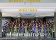 Brimob Lampung Balas Kejutan Brigif 4 Marinir/BS Pada HUT Marinir Ke 79
