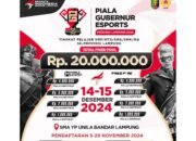 Segera Hadir! Piala Gubernur E-Sports Lampung, Kuy Daftarkan Diri Kalian!!