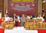 Sebulan Terakhir, Polda Lampung Sikat Peredaran Narkotika Rp14,7 Miliar