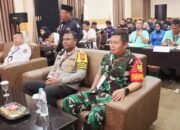 Kapolres Tulang Bawang Monitoring Rapat Pleno Rekapitulasi Tingkat Kabupaten