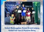 Bikin Bangga, Personel Brimob Lampung Kembali Raih Juara di Kejuaraan Boxing