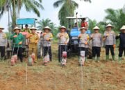 Polda Lampung Dukung Swasembada Pangan Lewat Pengelolaan Lahan Produktif