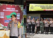 Kapolres Lampung Tengah Tinjau Pos Pengamanan Nataru 2024