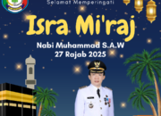 Marindo Kurniawan PJ Bupati Pringsewu Ucapkan Selamat Peringati hari Isra Mi’raj Nabi Muhammad SAW, 27 Januari 2025