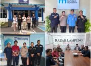 Kabid Humas Polda Lampung Kunjungan Ke Sejumlah Kantor Media