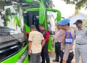 Operasi Keselamatan Krakatau Pastikan Kesehatan Personel dan Driver Bus Transportasi Umum