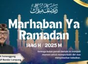 Kepala DPMPTSP Bandar Lampung Ucapkan Selamat Menunaikan Ibadah Puasa Ramadhan 2025