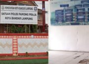 Butuh Perbaikan, Lantai Kantor Satpol PP Bandar Lampung Usang dan Berlubang