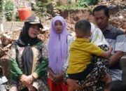 Anak Korban Longsor Diberikan Bantuan dan Beasiswa oleh Eva Dwiana