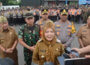 Siaga Satgas Idul Fitri 1446 H, Pemkot Bandar Lampung Gelar Apel di Tugu Adipura