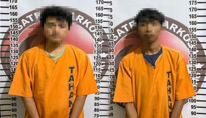 Polres Tulang Bawang Tangkap Dua Pengedar Sabu dan Sita 20 Paket Siap Edar