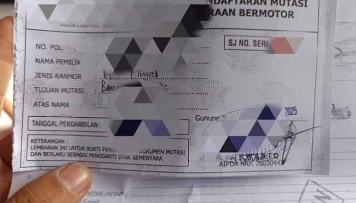 Ikut Pemutihan Pajak di Samsat Lampung Tengah, Warga Merasa Sangat Terbantu