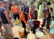 Bantuan Air Bersih Disalurkan Pemkot Bandar Lampung Untuk Warga Panjang Utara