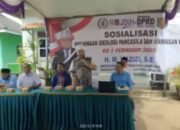Agus Dampingi Hazizi Dalam Acara Sosialisasi