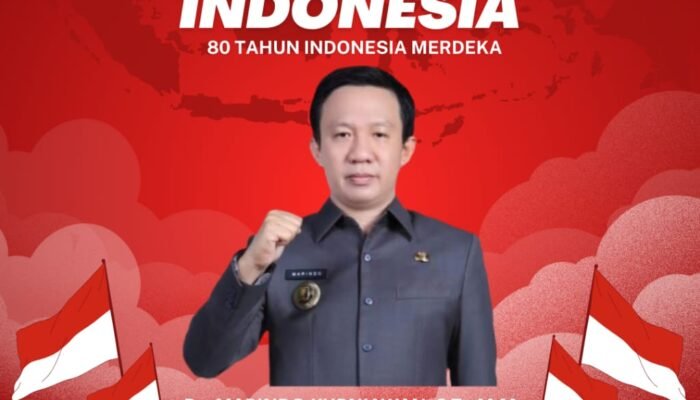 Marindo Kurniawan Sekda Lampung Ucapkan Selamat HUT RI ke- 80