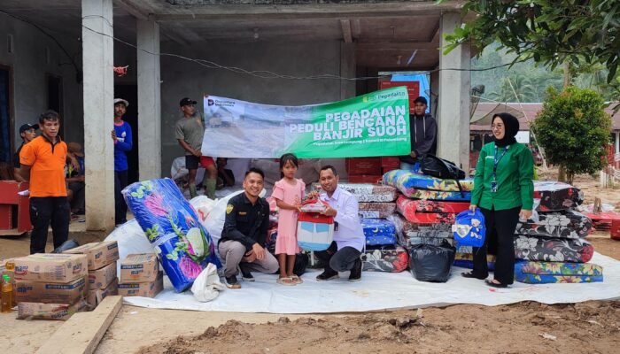 Banjir Bandang di Lampung Barat, Pengadaian Kanwil lll Salurkan Bantuan