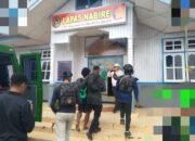 Satgas Ops Damai Cartenz Kawal Serah Terima Tersangka Anis Telenggen ke Kejaksaan Negeri Nabire