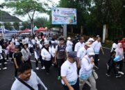 Antusias Sambut Kedatangan Presiden, Ribuan Warga Banten Meriahkan Jalan Sehat HPN 2026