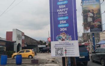 Banner Navara City Park Diduga Langgar Aturan Perda Kota Bandar Lampung