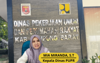 Mia Miranda, Kepala Dinas PUPR Lampung Barat Pilih Membisu, Kontraktor Lokal Kecewa Berat