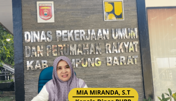 Mia Miranda, Kepala Dinas PUPR Lampung Barat Pilih Membisu, Kontraktor Lokal Kecewa Berat