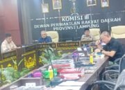 DPRD Lampung Gelar RDP Bersama Mitra