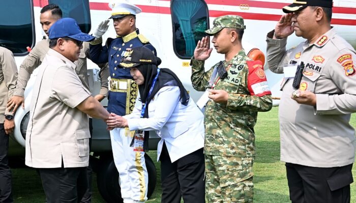 Munas HIPMI XVIII: Wali Kota Eva Dwiana Sambut Kedatangan Presiden Prabowo di Lampung