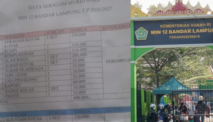 Kemenag Lamban Bertindak, Oknum Kepala MIN 12 Bandar Lampung Diduga Mark-Up Seragam dan Terima Grafifikasi