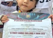 Baru Berusia 2 Tahun, Atlet Balita Aexly Hydra Pawarman Pukau Penonton dan Raih Juara 2 Kyorugi di UNCHALL IV 2026