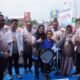 Lautan Massa Padati Tugu Adipura, Jalan Sehat HUT ke-344 Bandar Lampung Bawa Berkah bagi Pedagang Cilok
