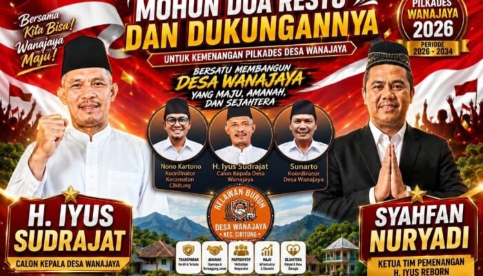 Iyus Sudrajat Maju Pilkades Wanajaya, Bawa Semangat Persatuan dan Pembangunan Merata