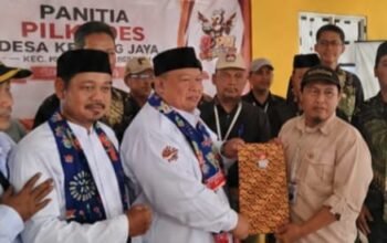Ribuan Massa JORRO Tumpah Ruah Saat Pendaftaran Cakades di Kedung Jaya