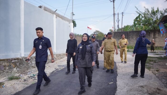 Selesai Diperbaiki, Wali Kota Eva Dwiana Tinjau Langsung Kondisi Jalan Wala Kuba Way Laga