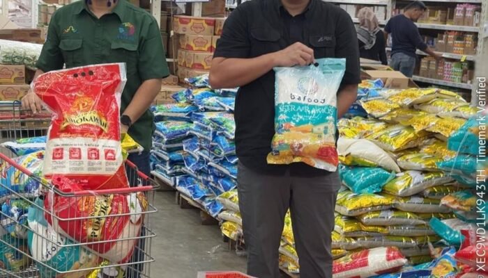 Pastikan Pasokan Aman, BULOG Lampung Perluas Distribusi Beras Premium ke Retail Modern