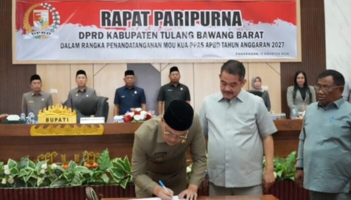 Pemkab dan DPRD Tubaba Sepakati KUA-PPAS APBD 2027, Pj Bupati Tegaskan Fokus pada Prioritas Pembangunan Daerah