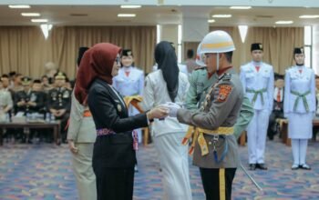 Wakil Gubernur Lampung Kukuhkan Paskibraka 2026, Berpesan Jagalah Kehormatan Sang Merah Putih!