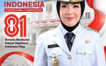 Bupati Ayu Beserta Jajaran Pemkab Way Kanan Selamat HUT ke-81 Republik Indonesia! 