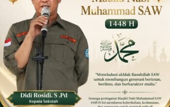 Didi Rosidi, Kepala SMAN 1 Cikarang Utara Ucapkan Selamat Memperingati Maulid Nabi Muhammad SAW 1448 H