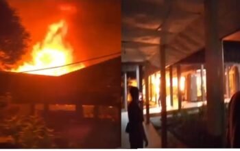 Gudang IPSPRS RSUD Mayjend HM Ryacudu Kotabumi Terbakar, 19 Pasien Dievakuasi