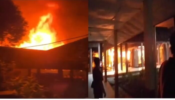 Gudang IPSPRS RSUD Mayjend HM Ryacudu Kotabumi Terbakar, 19 Pasien Dievakuasi