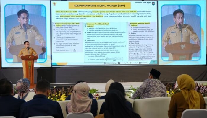 Wamendagri Wiyagus Dorong Pemanfaatan IMM, Perkuat Pembangunan SDM Daerah