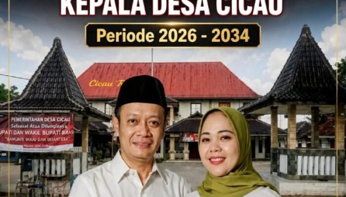 Terpilih Sebagai Kepala Desa Cicau Periode 2026–2034, Maman M. Fahlepi Sampaikan Terima Kasih kepada Warga