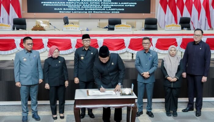 Perubahan APBD 2026 Disepakati, Pemprov Lampung Perkuat Program Prioritas dan Pertumbuhan Ekonomi