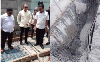 Sidak Proyek Trotoar Rp 22 M di Sultan Agung, DPRD Bandar Lampung Temukan Coran Pakai Barang Bekas!