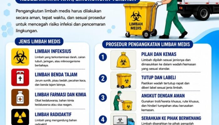 Pastikan Keamanan Lingkungan, Dinkes Bandar Lampung Sosialisasi Prosedur Pengangkatan Limbah Medis yang Aman