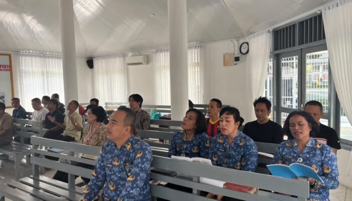 Perkuat Integritas dan Kinerja Pegawai, Lapas Bandar Lampung Gelar Pembinaan Mental Kerohanian