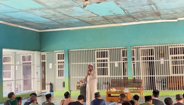 Perluas Pembinaan Keagamaan, Lapas Bandar Lampung Gelar Pengajian Hingga ke Blok Hunian