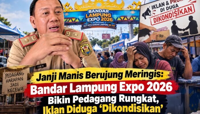 Janji Manis Berujung Meringis: Bandar Lampung Expo 2026 Bikin Pedagang Kecewa, Iklan Diduga ‘Dikondisikan’